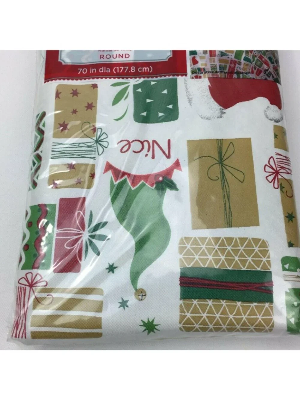 Holiday Time Christmas Gifts Boxes Gifted Elf Table 70